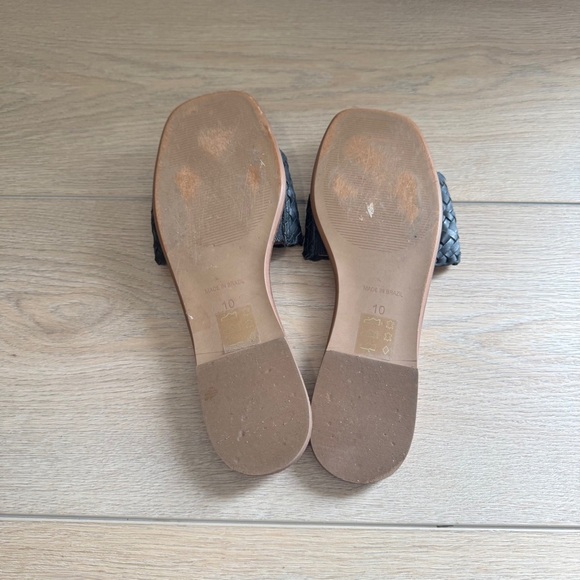 Madewell The Lianne Slide in Woven Leather - Picture 4 of 4